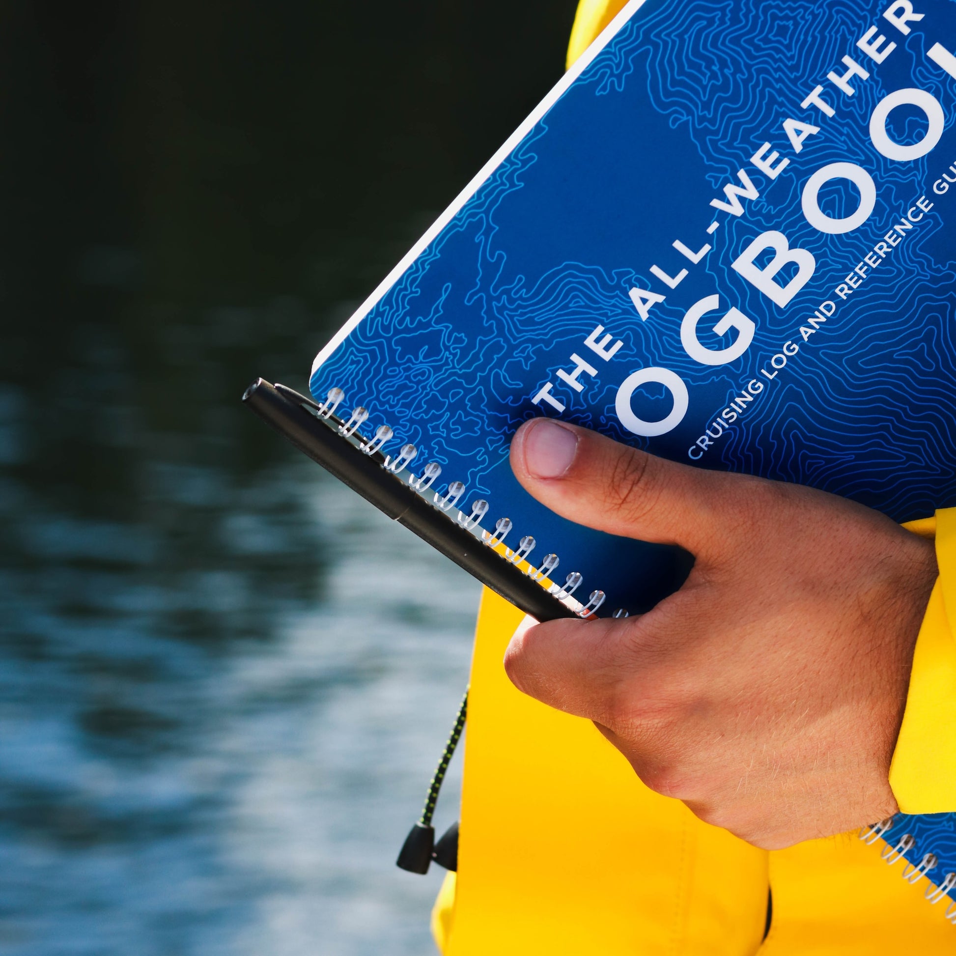 All-weather pen with All-weather sailing log