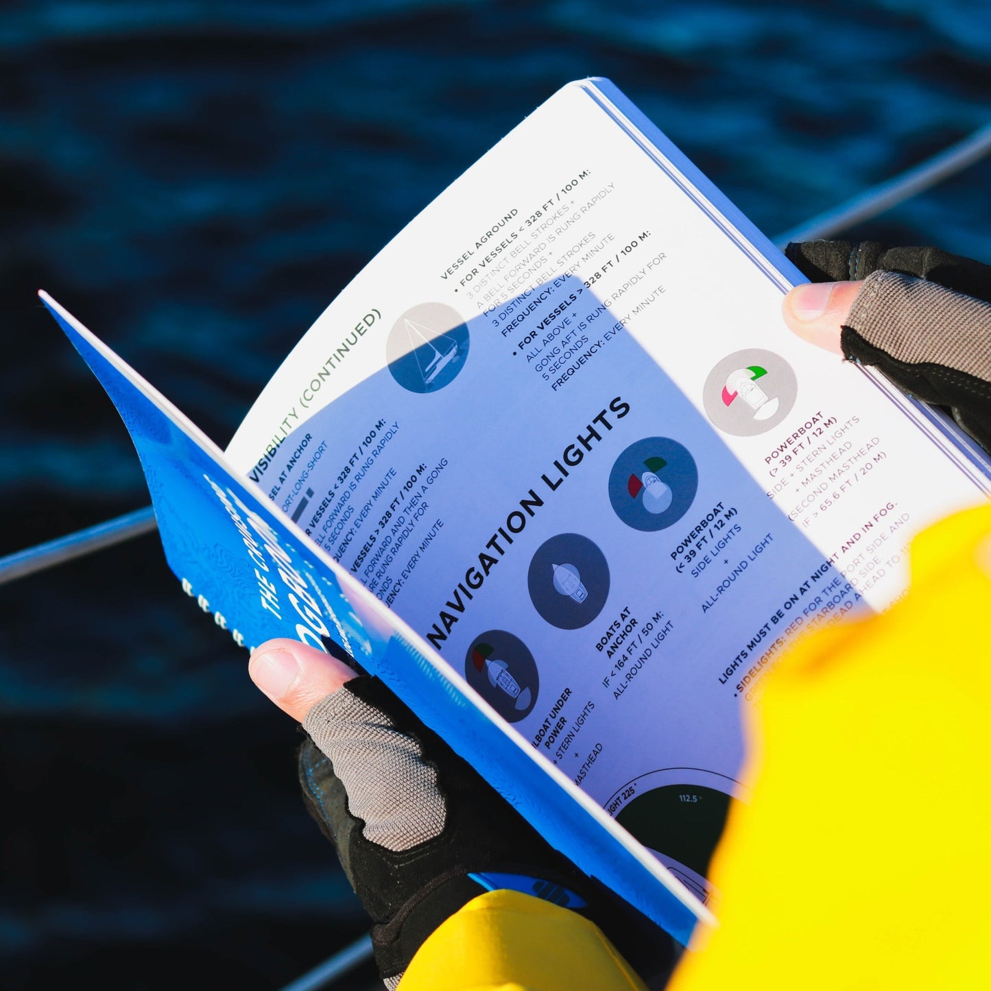 Photo: Reference guide featuring navigation lights