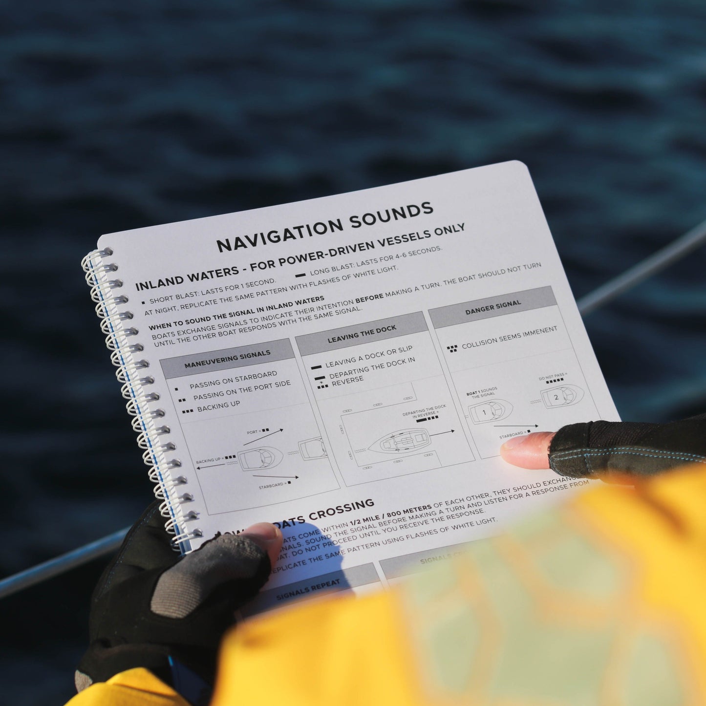 Photo: Reference guide featuring navigation sounds