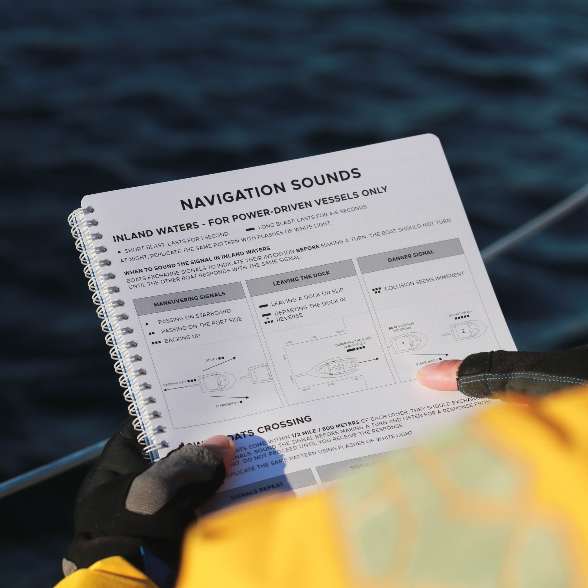 Photo: Reference guide featuring navigation sounds