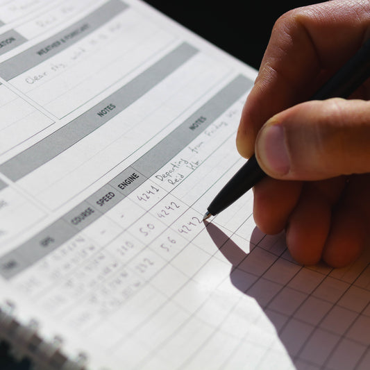 Writing with All-weather black clicker pen