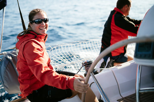 Woman sailing