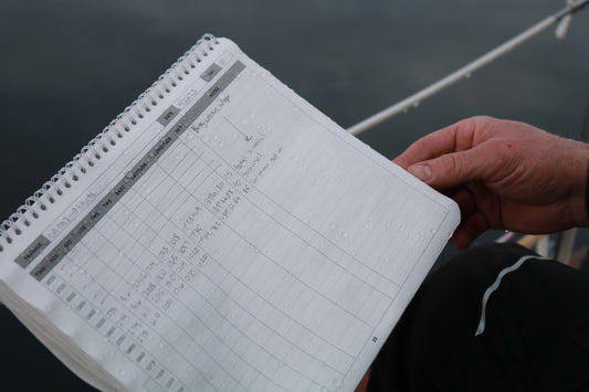 Photo: Daily Log in the Sailing Logbook