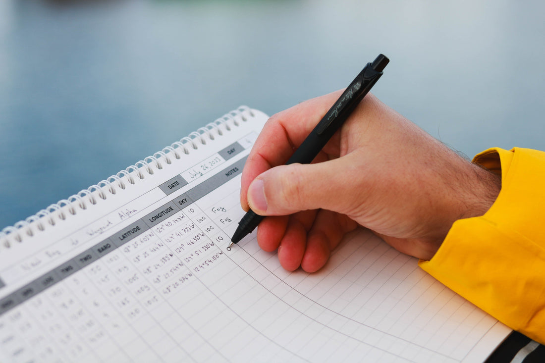 Keeping a ship's log