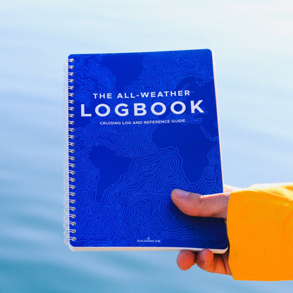 Photo: Waterproof cover of All-weather Sailing Logbook (A5 Format)