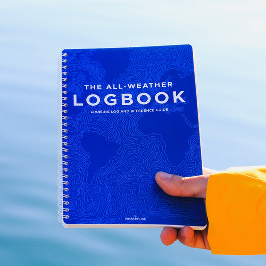 Photo: Waterproof cover of All-weather Sailing Logbook (A5 Format)