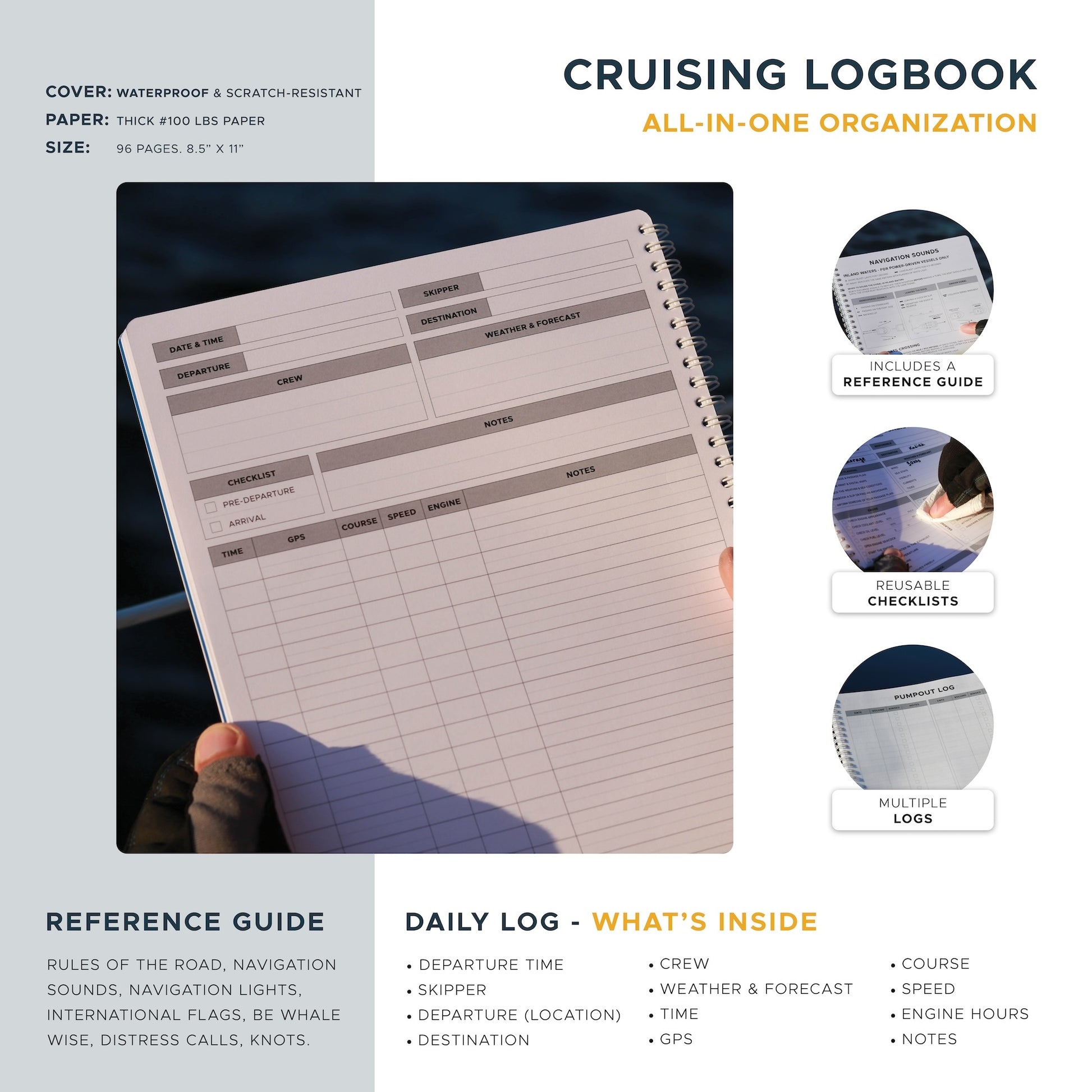 Backstay Cruising Logbook - Daily Log