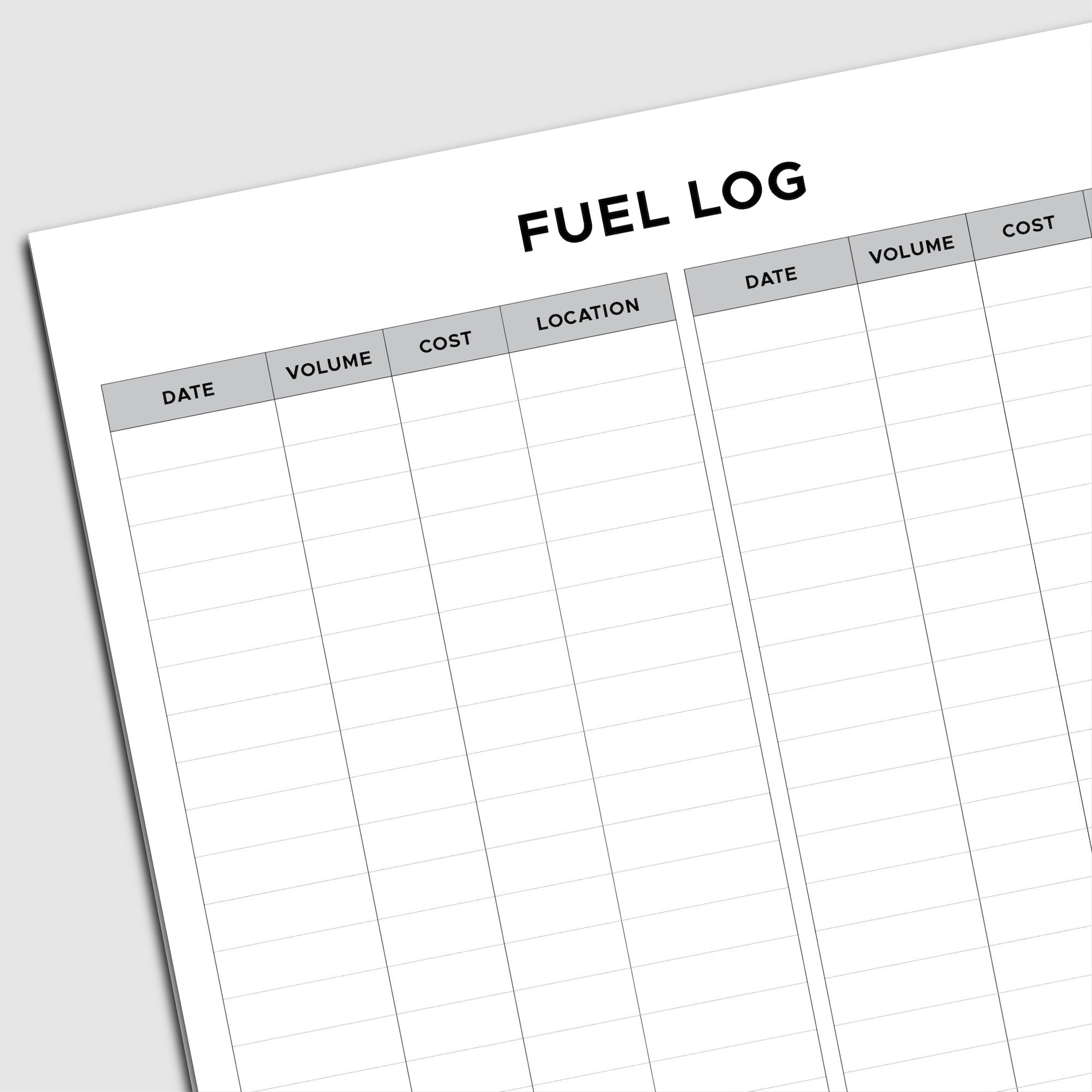 Photo: All-weather Logbook Big - Fuel Log