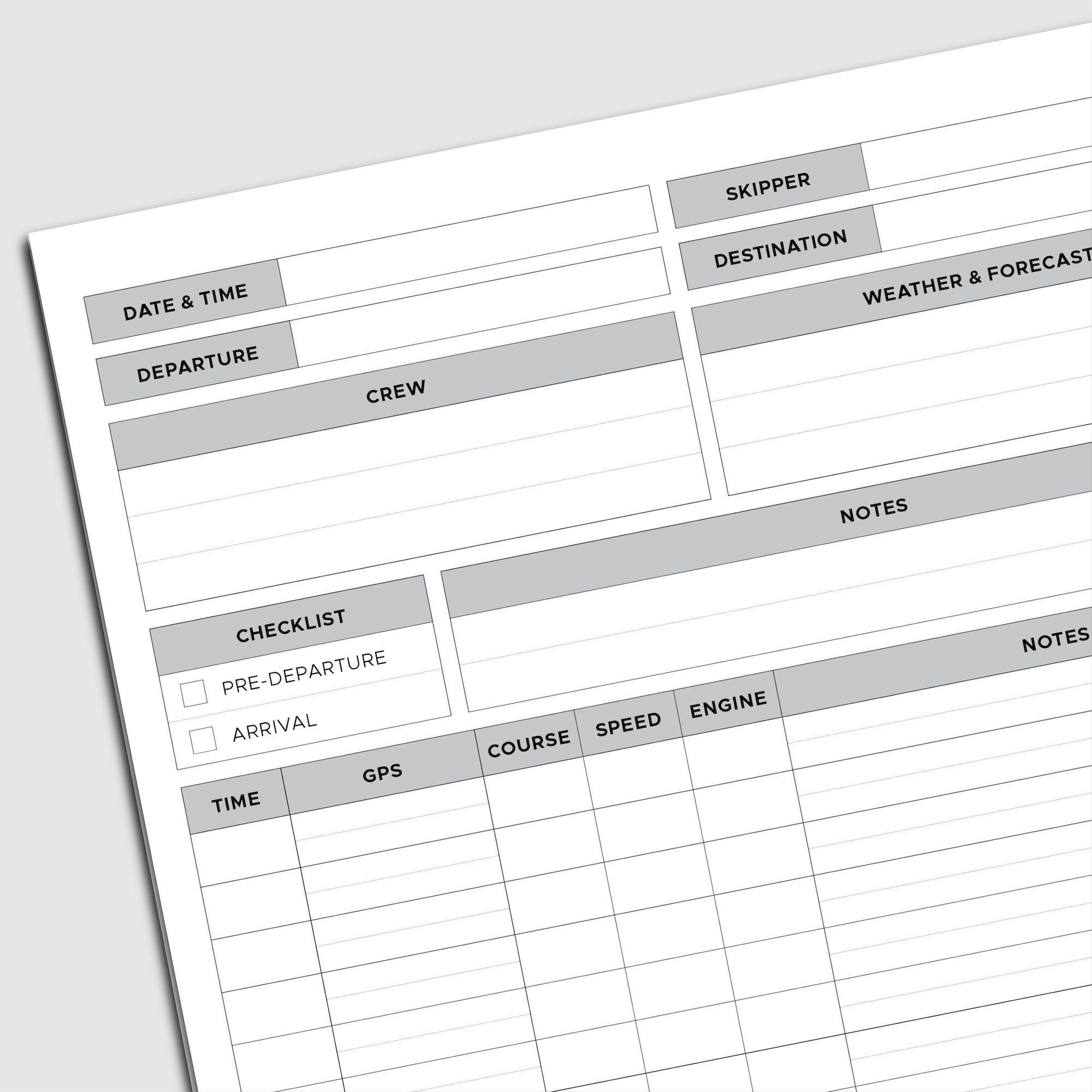 Photo: All-weather Logbook - Log