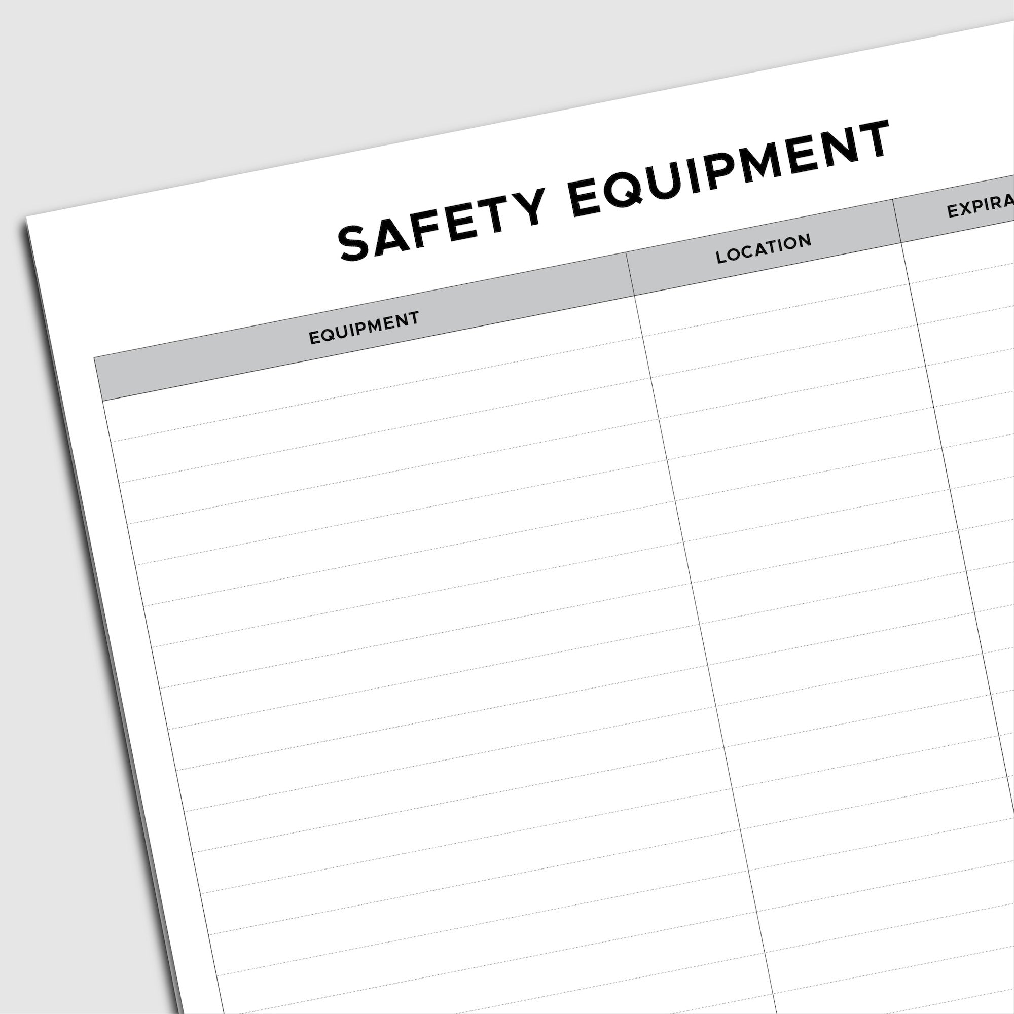 Photo: All-weather Logbook Big - Safety Equipment