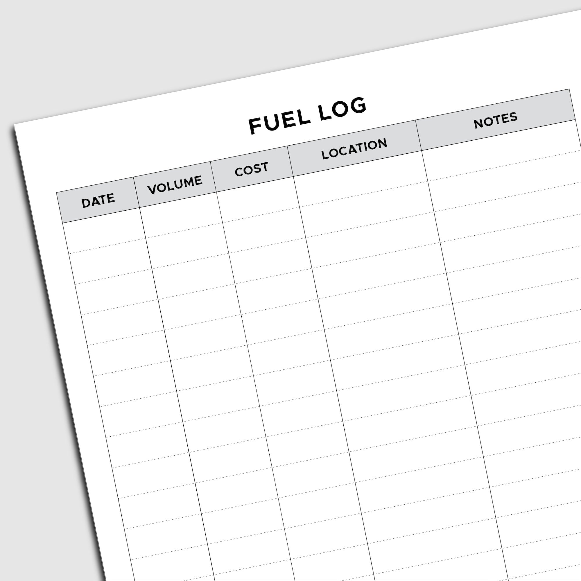 Photo: All-weather Logbook Small - Fuel Log