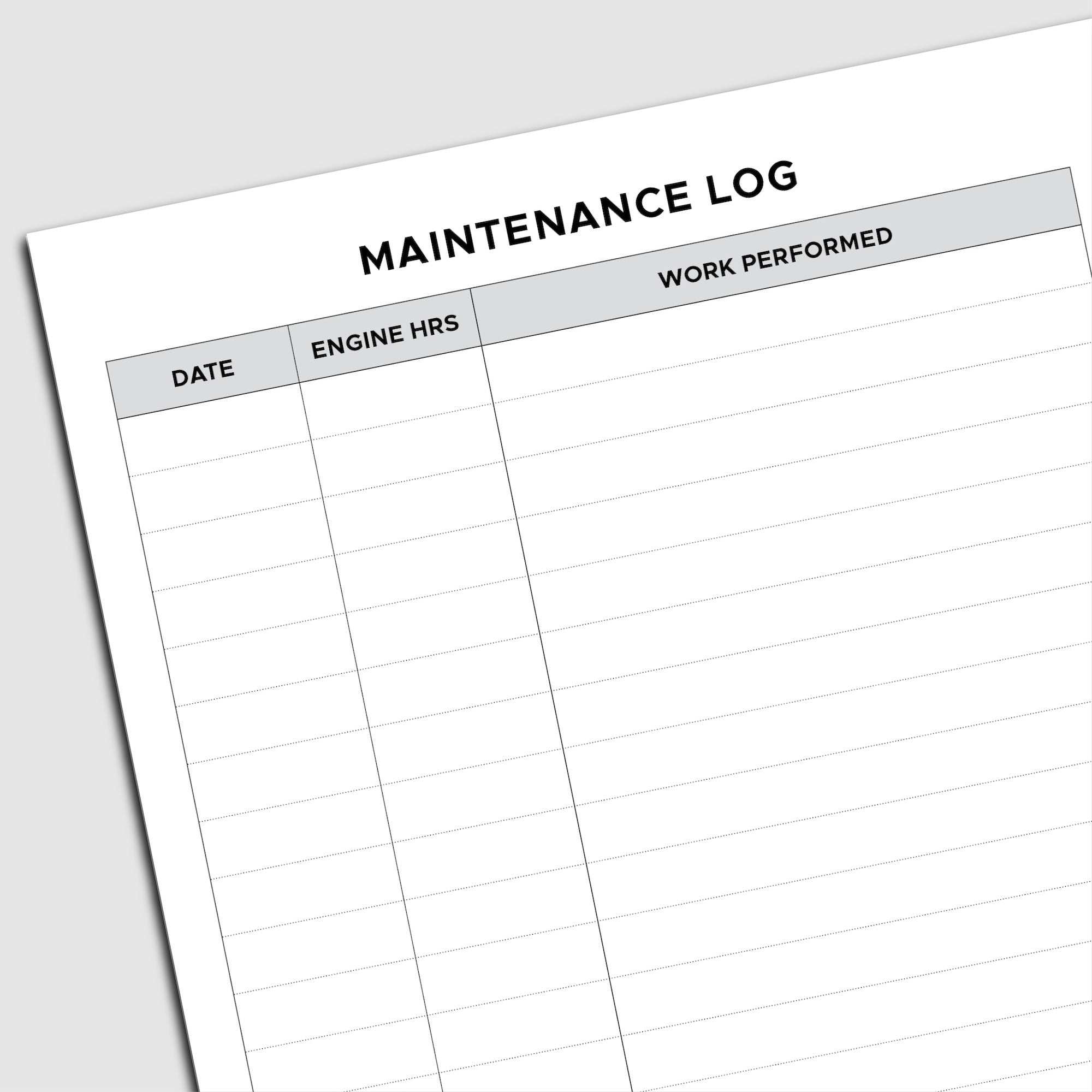 Photo: All-weather Logbook Small - Maintenance Log