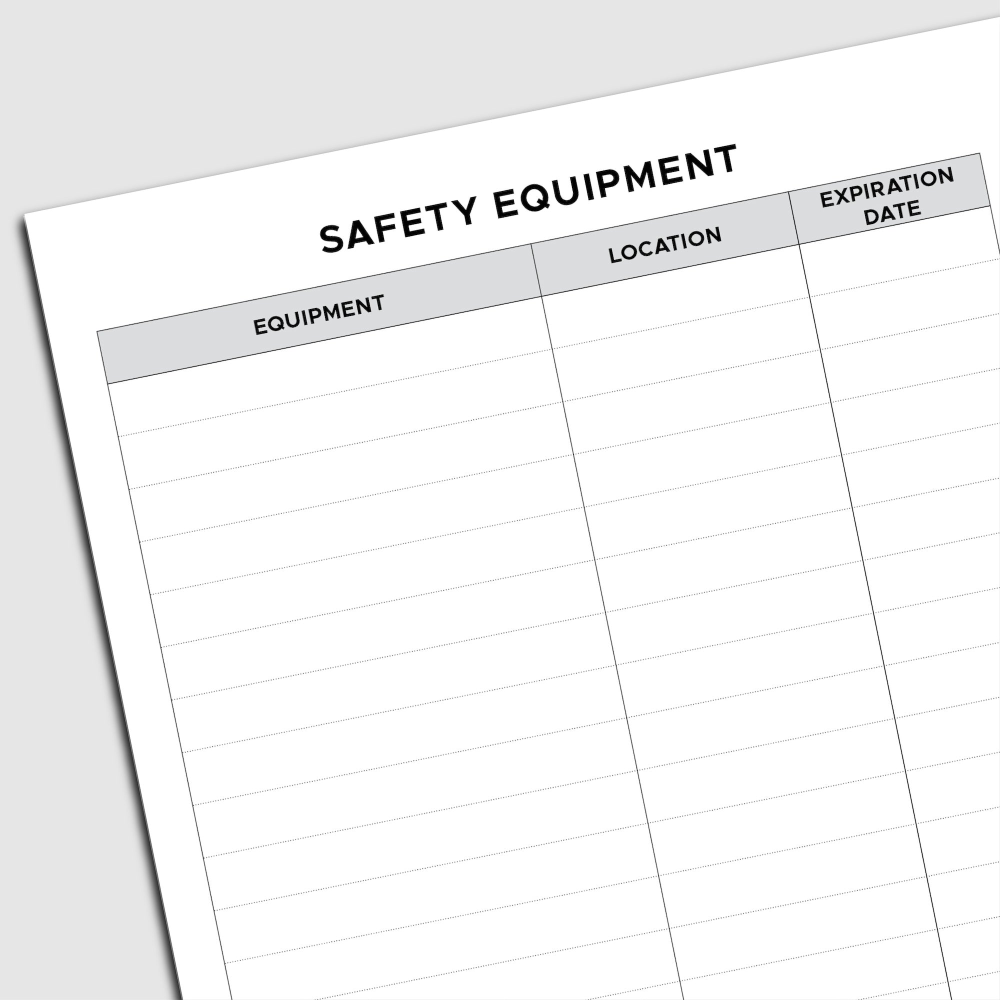 Photo: All-weather Logbook Small - Safety Equipment
