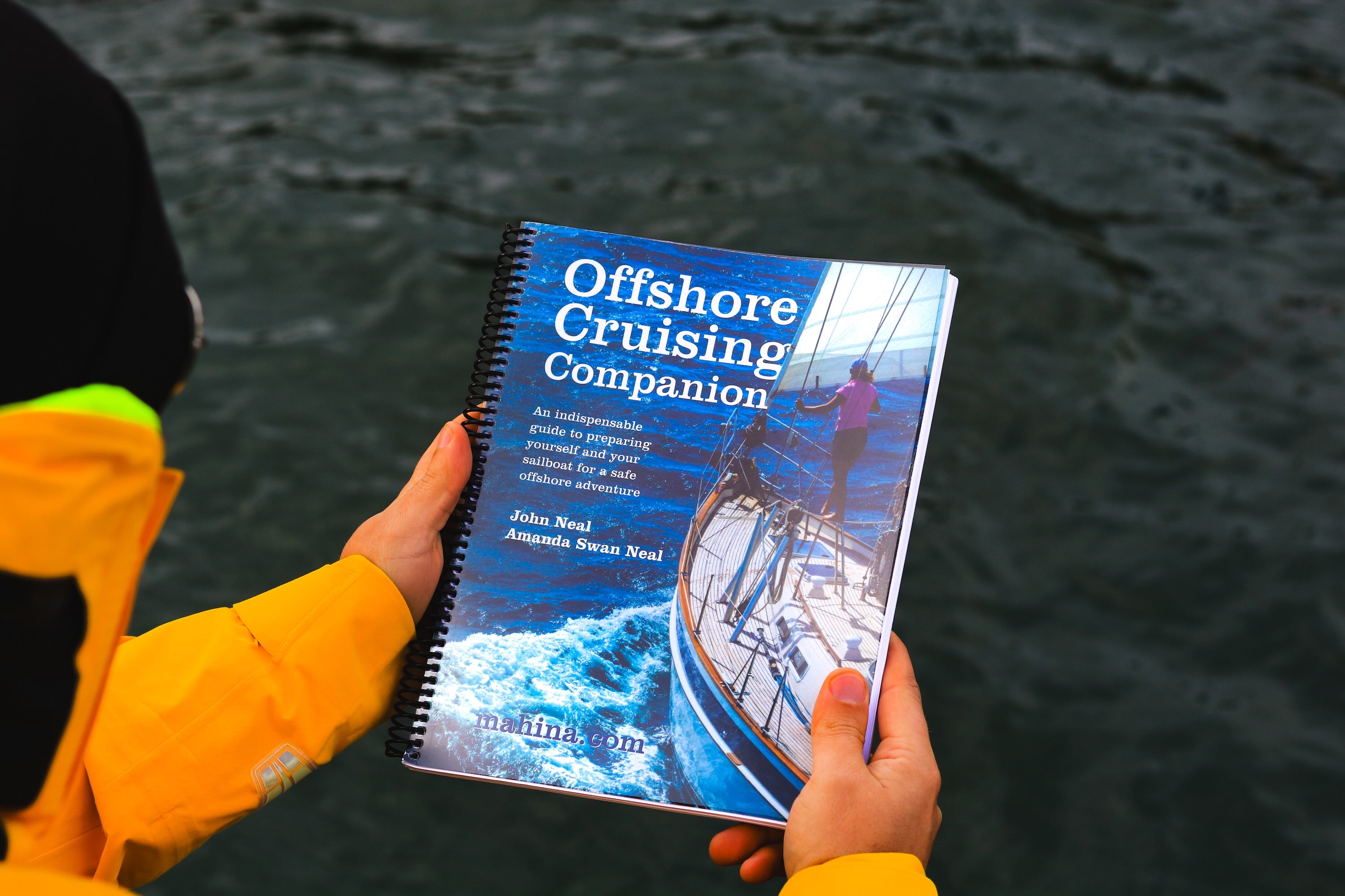 Offshore Cruising Companion spiral-bound sailing book, complete guide to offshore sailboat preparation and safety.
