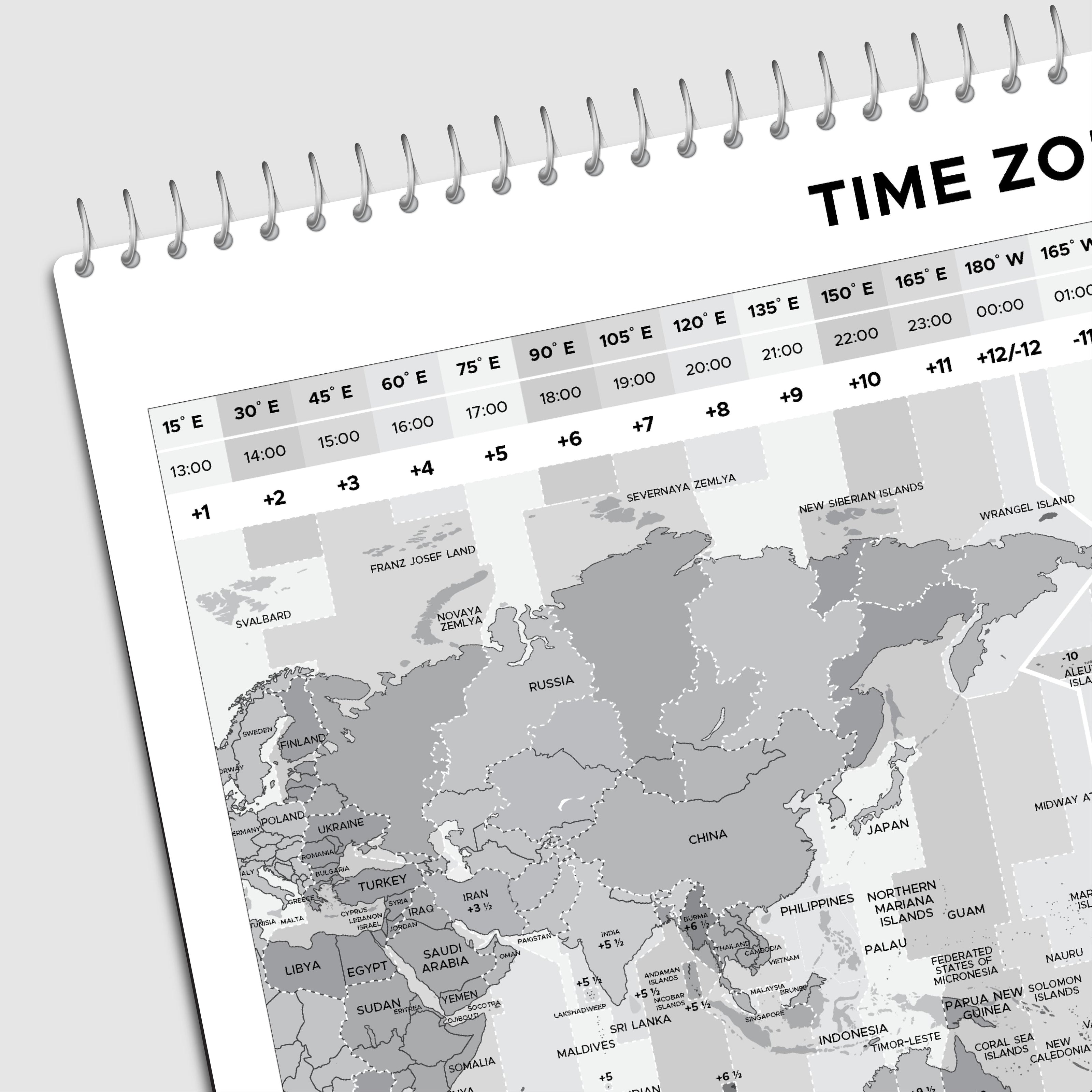 Waterproof offshore sailing logbook time zones