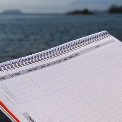 A sailing log page of Offshore Logbook