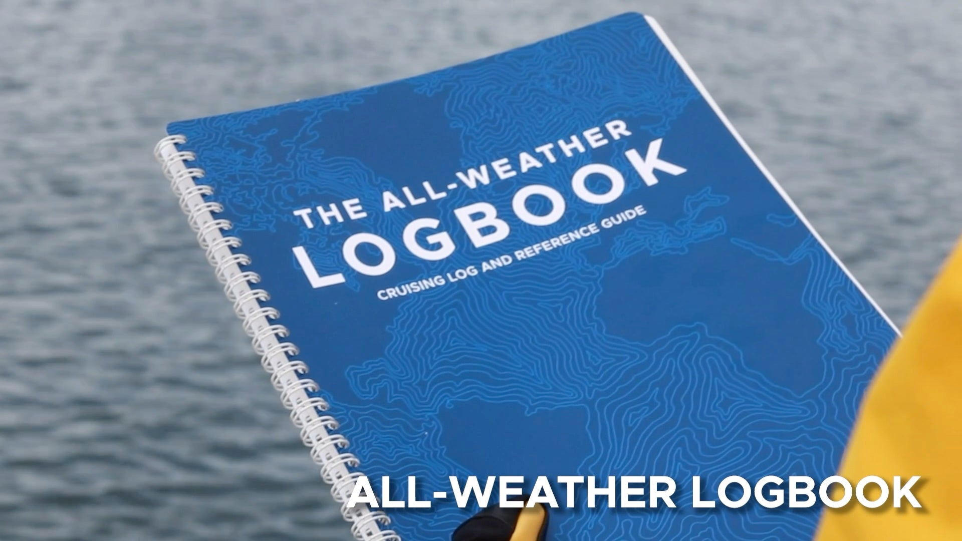 Load video: Video: Backstay All-weather Logbook featuring a reference guide, reusable sailing checklists, sailing logs, and more